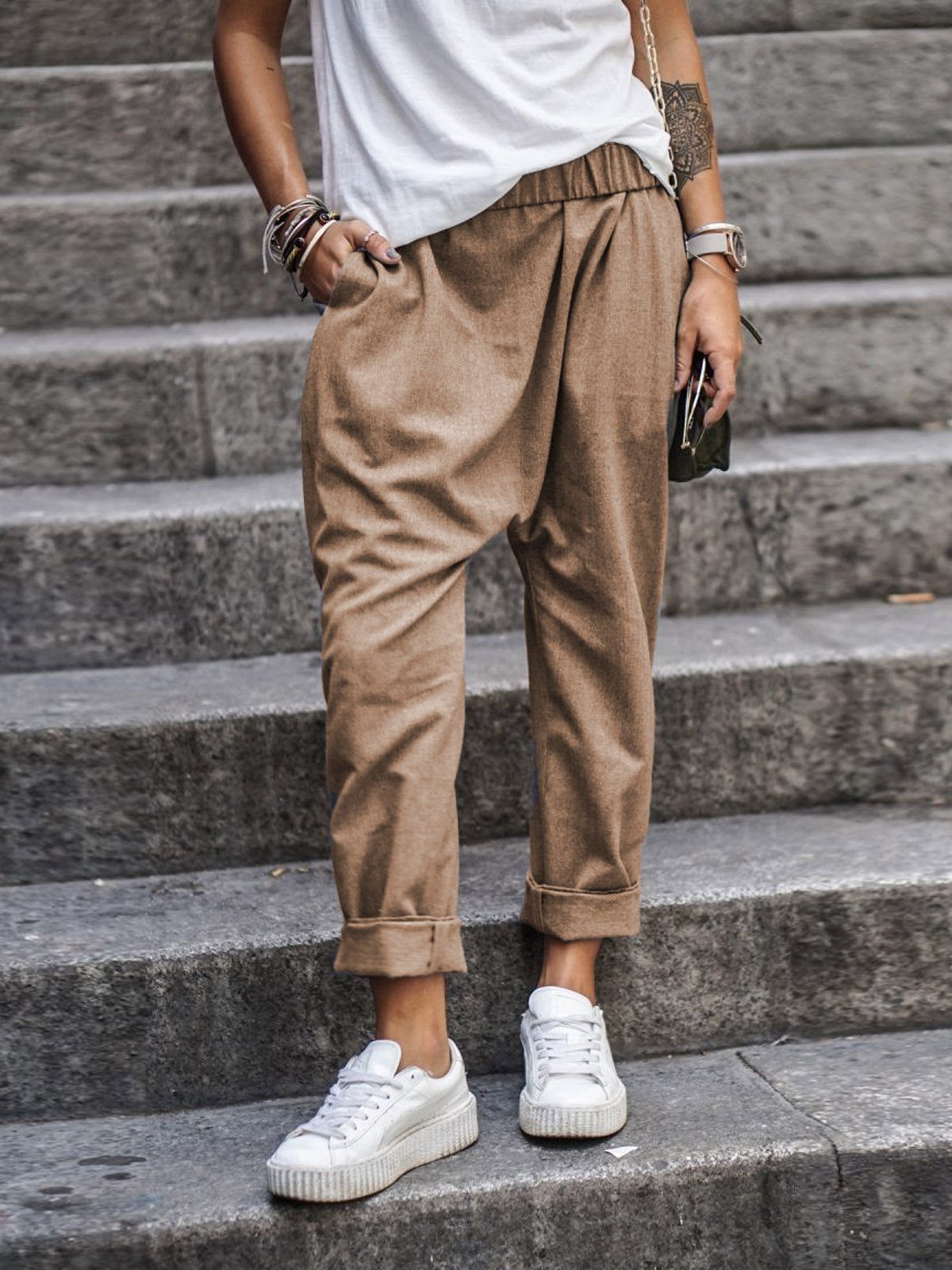 Valenzora | Lässiger Leinenhosen-Look