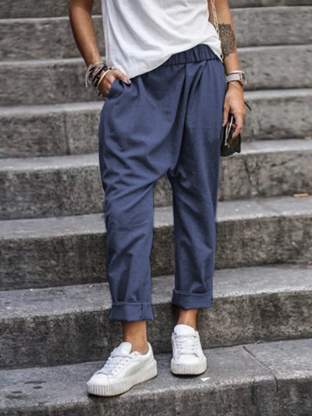 Valenzora | Lässiger Leinenhosen-Look