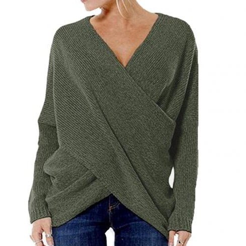 Valenzora Crossed Sweater
