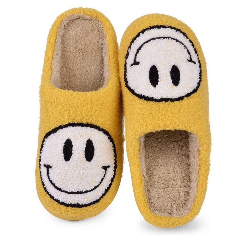 Valenzora | with smiley face - comfortable women's slippers made of soft material