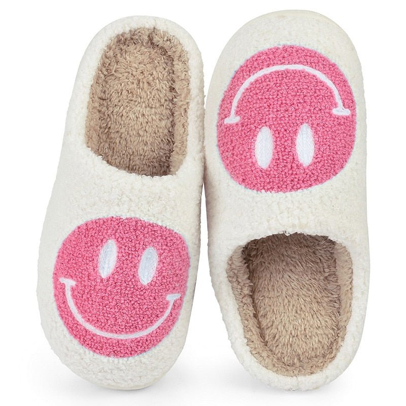 Valenzora | with smiley face - comfortable women's slippers made of soft material