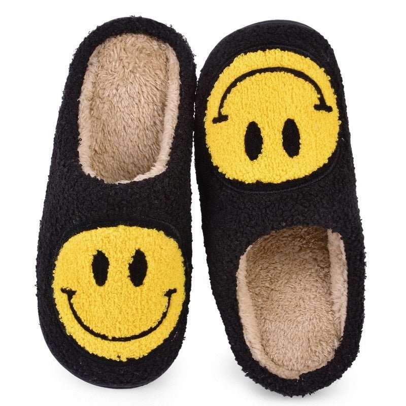 Valenzora | with smiley face - comfortable women's slippers made of soft material