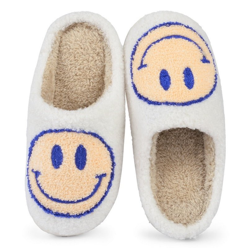 Valenzora | with smiley face - comfortable women's slippers made of soft material
