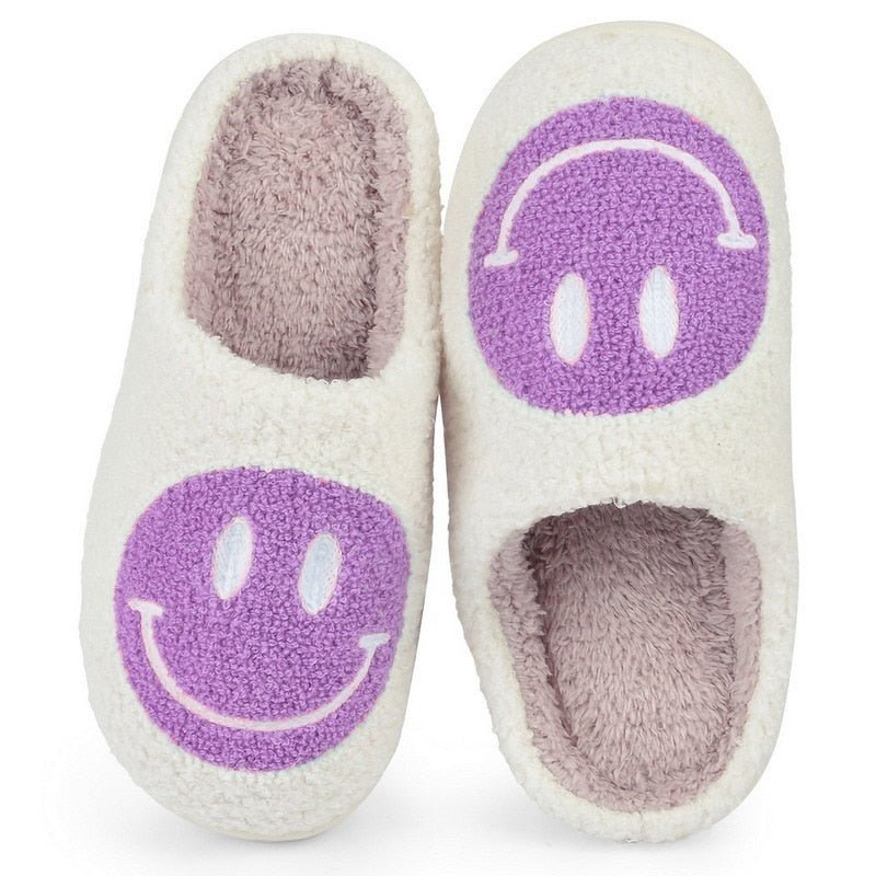 Valenzora | with smiley face - comfortable women's slippers made of soft material