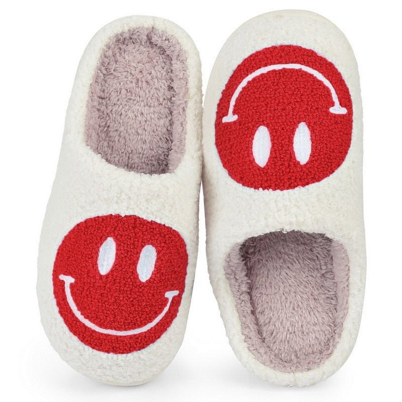 Valenzora | with smiley face - comfortable women's slippers made of soft material