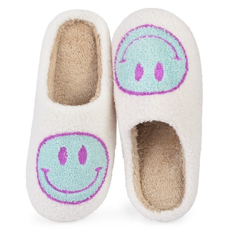 Valenzora | with smiley face - comfortable women's slippers made of soft material