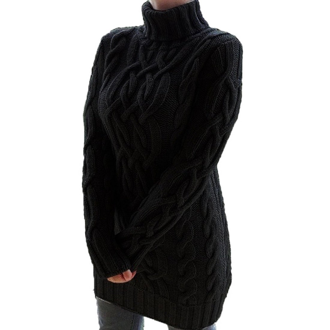 Valenzora - Stay cozy and warm with this stylish knitted dress