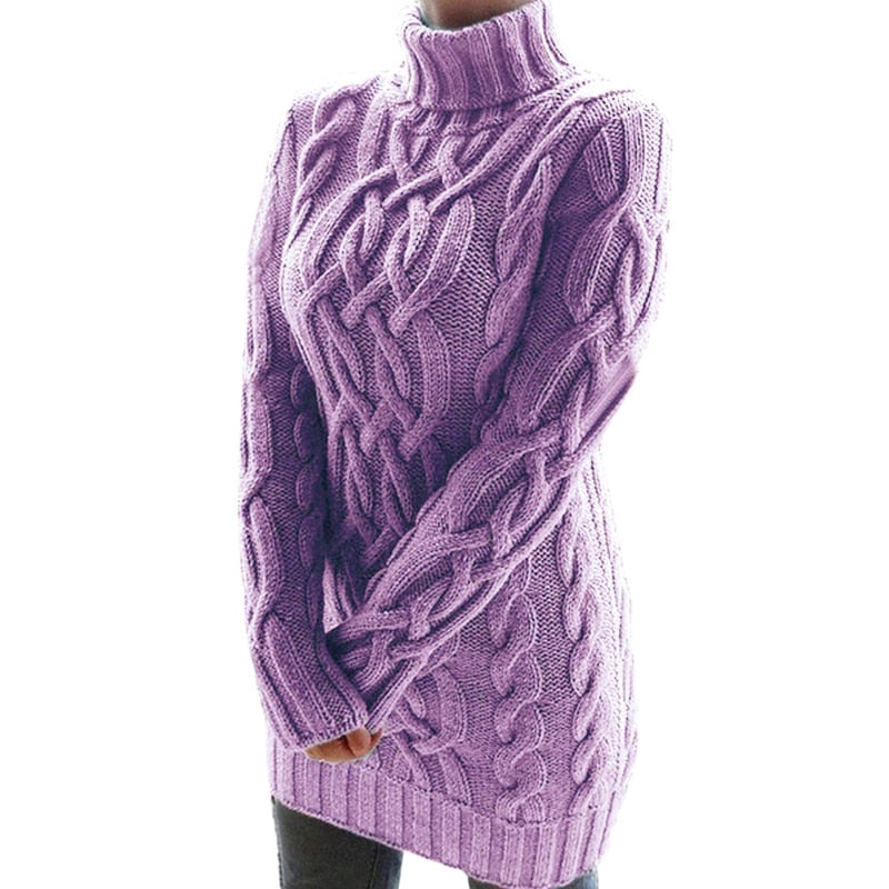 Valenzora - Stay cozy and warm with this stylish knitted dress