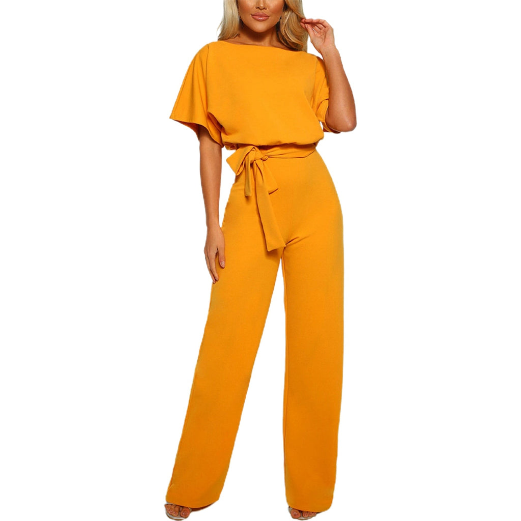 Valenzora Jumpsuit with round neck