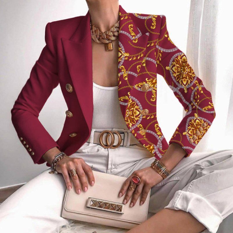 Valenzora | Butterfly pattern blazer for women: New 2026