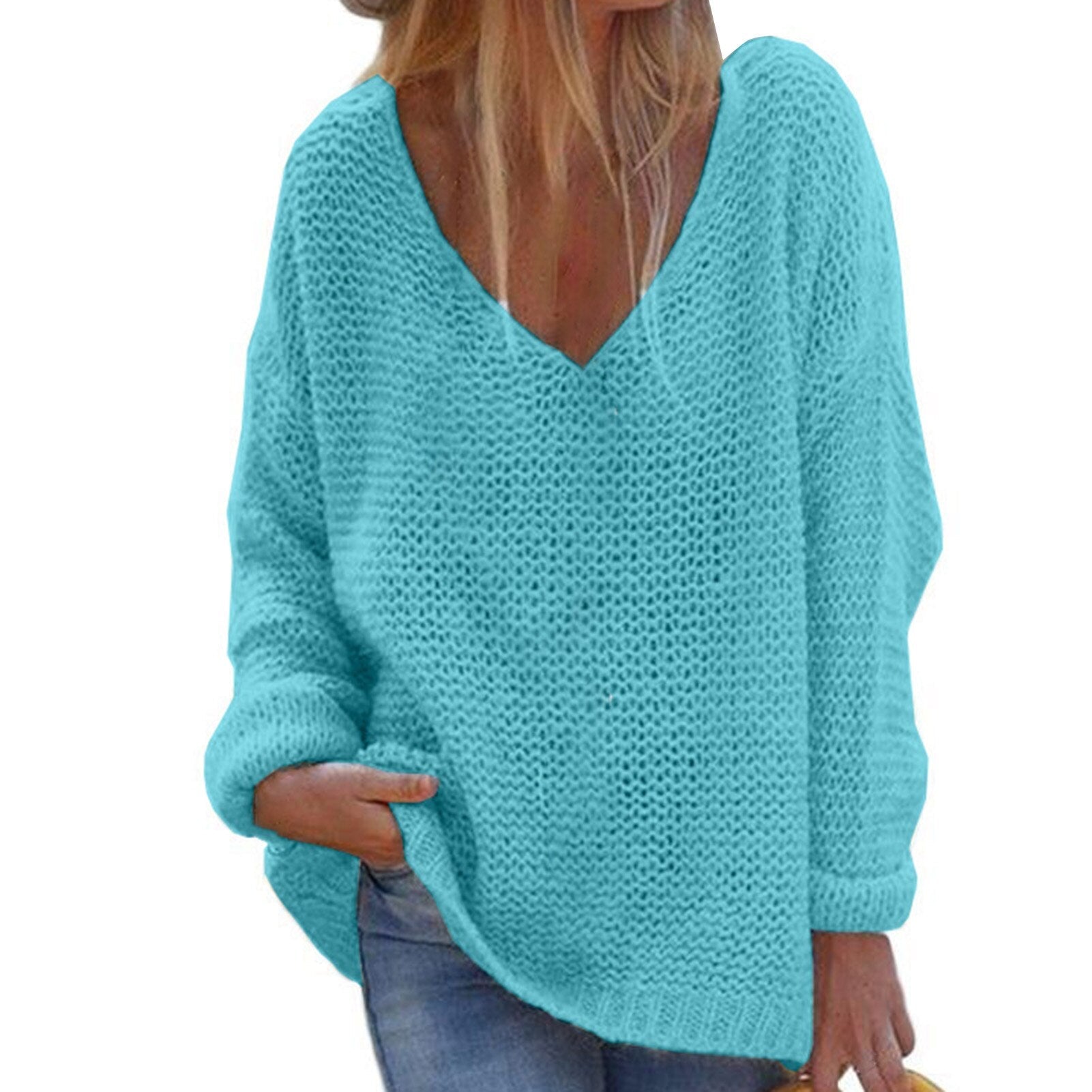 Valenzora Long-sleeved knit top