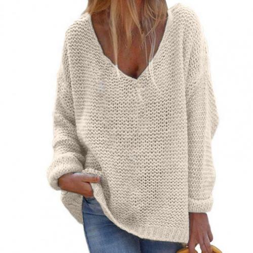 Long-sleeved knit top