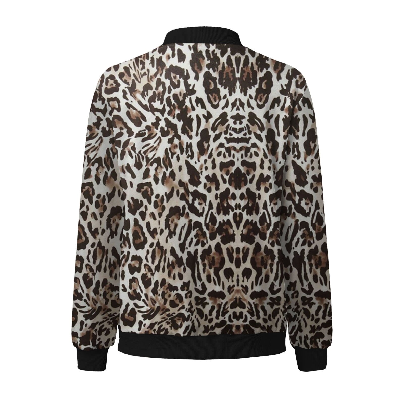 Valenzora | Kurze trendige Jacke mit Leopardenmuster