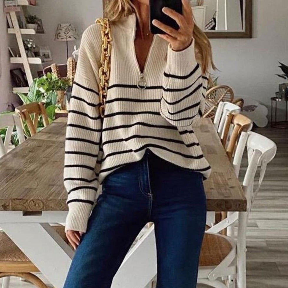 Valenzora Pullover with zipper