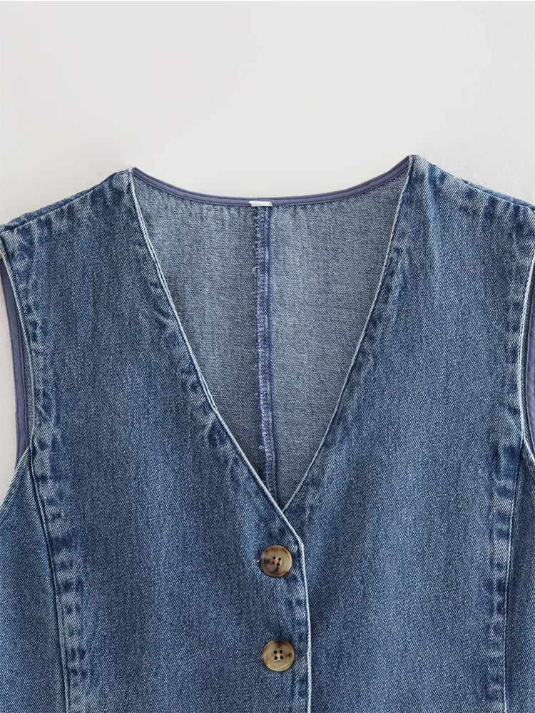 Valenzora | Women's Blue Denim Jacket