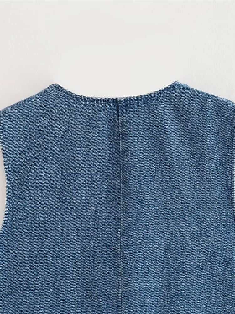 Valenzora | Women's Blue Denim Jacket