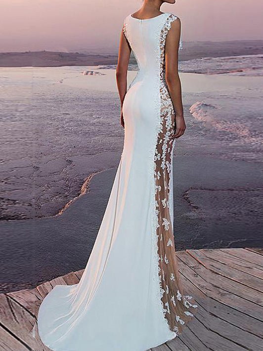 Valenzora | Damen-Abendkleid mit Spitze und Meerjungfrauen-Silhouette