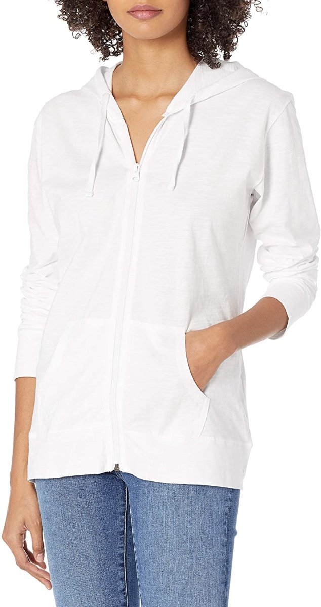 Valenzora | Women's Jersey Full Zip Hoodie Activewear