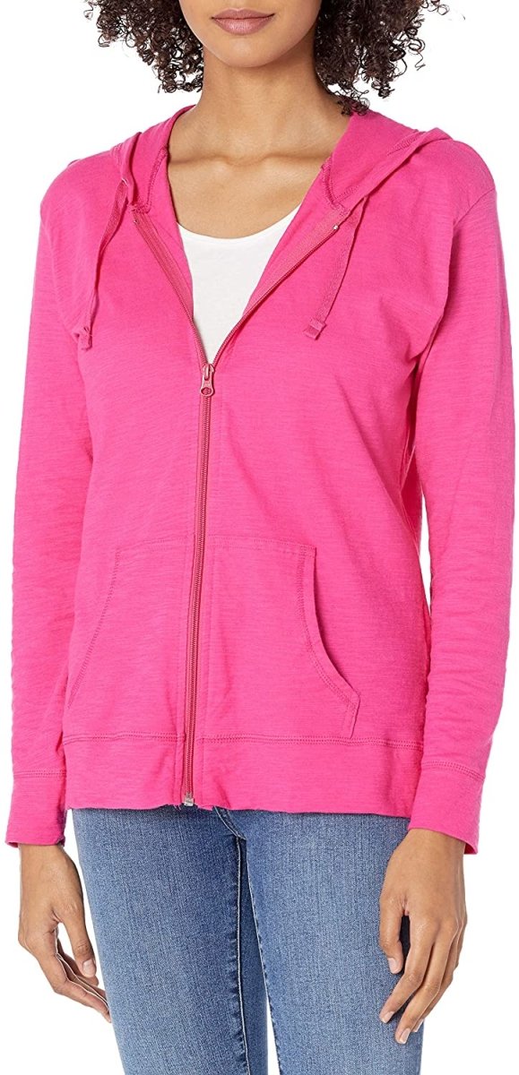Valenzora | Women's Jersey Full Zip Hoodie Activewear