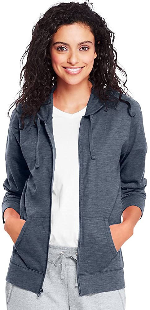 Valenzora | Women's Jersey Full Zip Hoodie Activewear