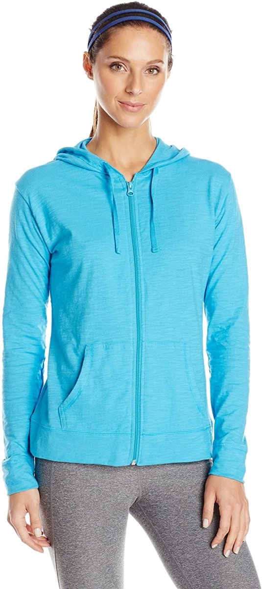 Valenzora | Women's Jersey Full Zip Hoodie Activewear
