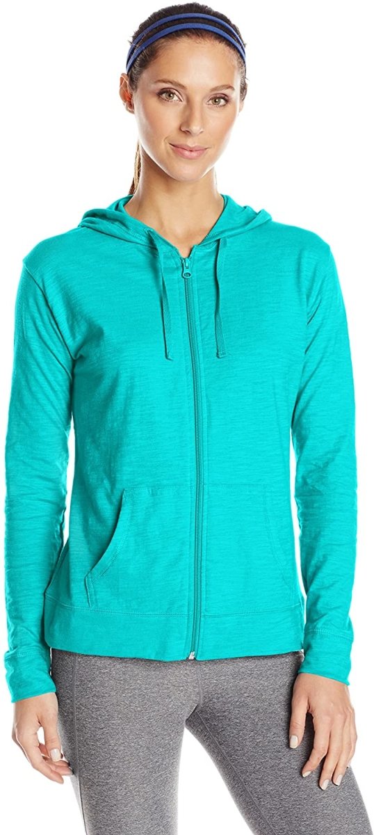 Valenzora | Women's Jersey Full Zip Hoodie Activewear