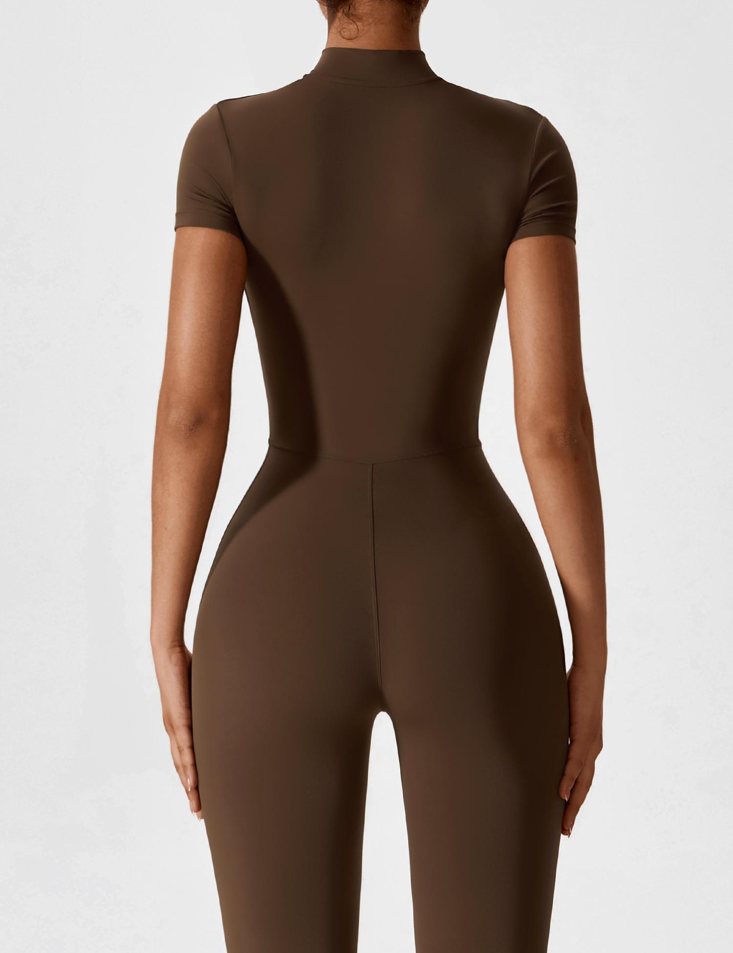 LenaFit – Short-sleeved zip-up jumpsuits