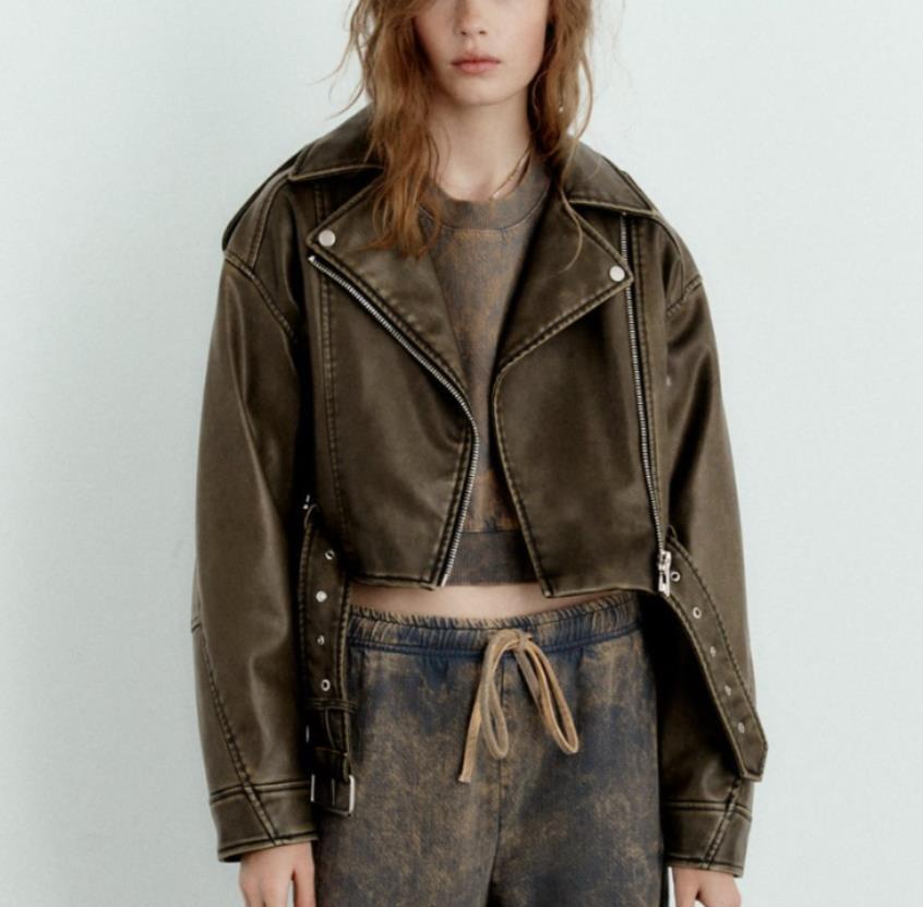 Valenzora | Black Leather Jacket for Women