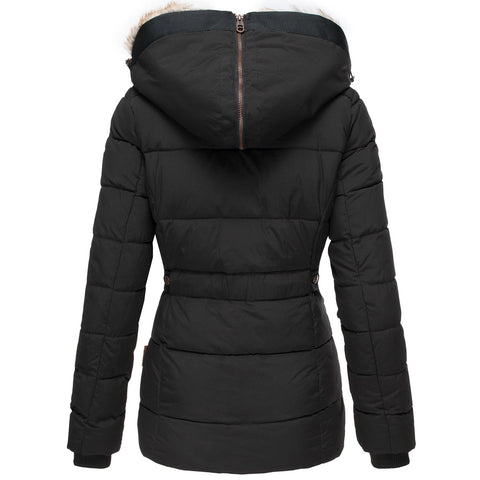 Valenzora | Waterproof winter jacket with faux fur for women - Bestseller 2023