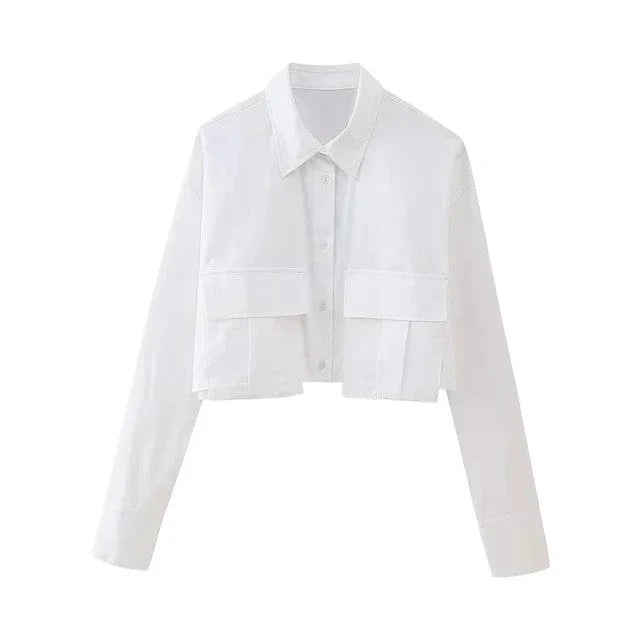 Valenzora | Crop Blouse Top