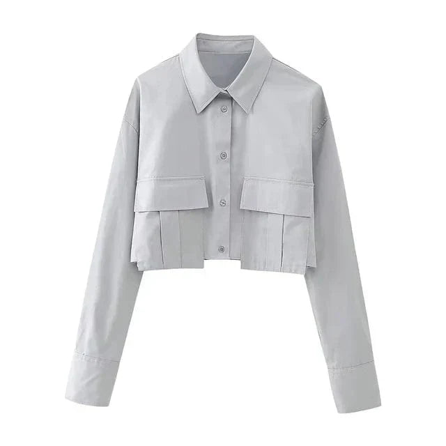 Valenzora | Crop Blouse Top