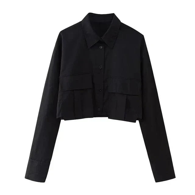 Valenzora | Crop Blouse Top