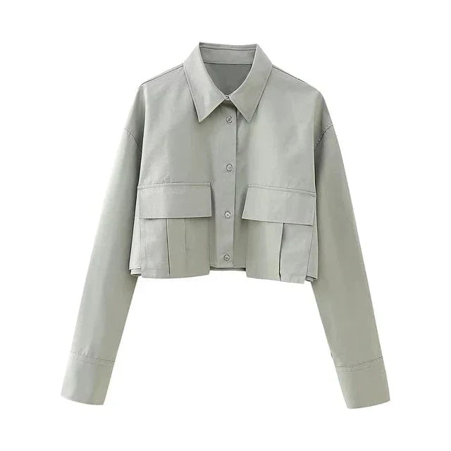 Valenzora | Crop Blouse Top
