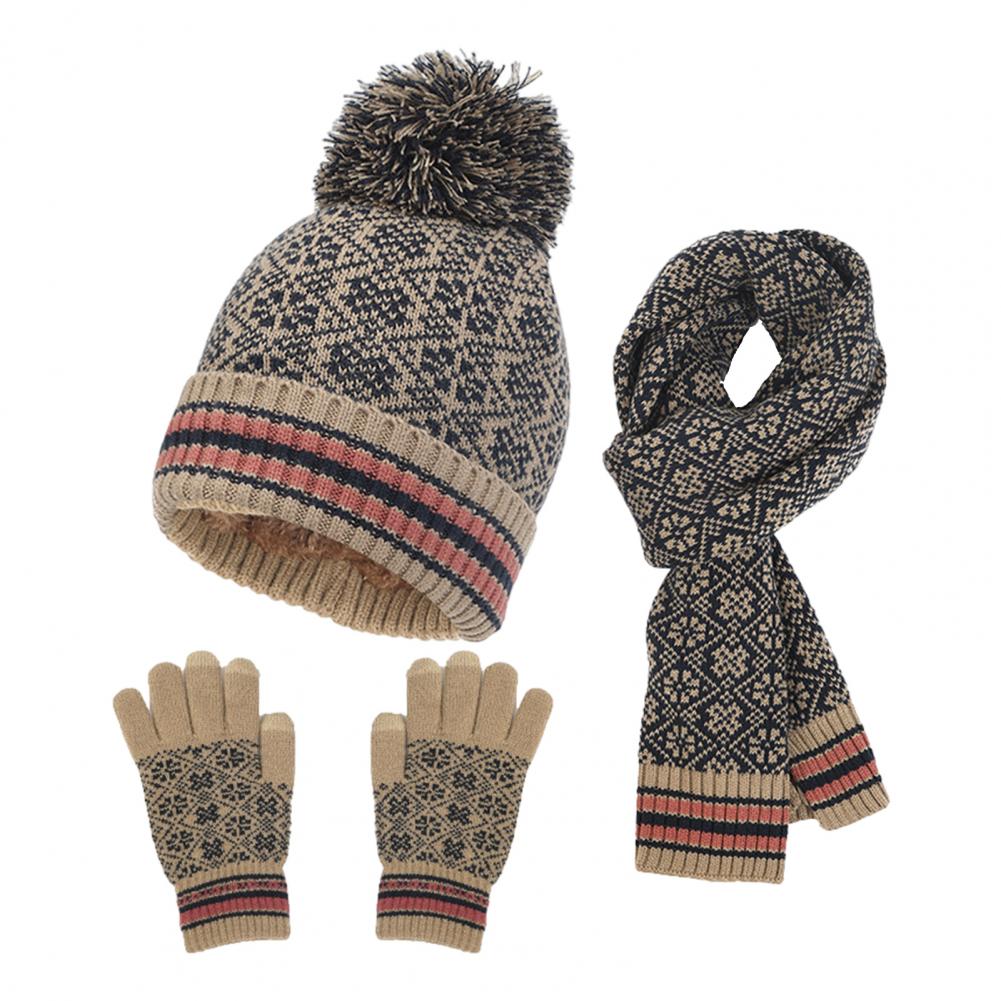 Valenzora | Casual Autumn/Winter 4-Piece Warm Knit Set for Women