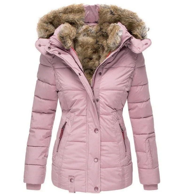 Valenzora | Waterproof winter jacket with faux fur for women - Bestseller 2023