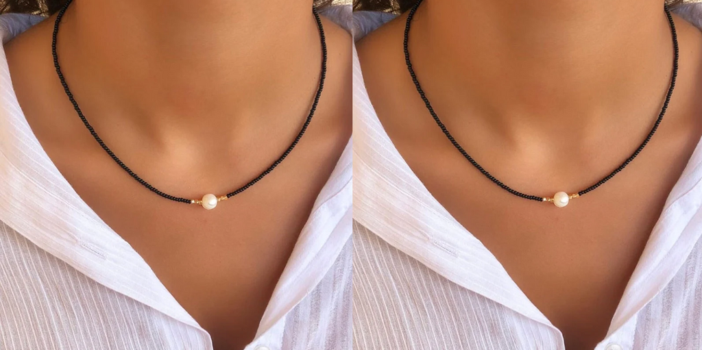 Valenzora | Necklace with Natural Pearls